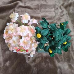 雛人形　飾り　花の画像