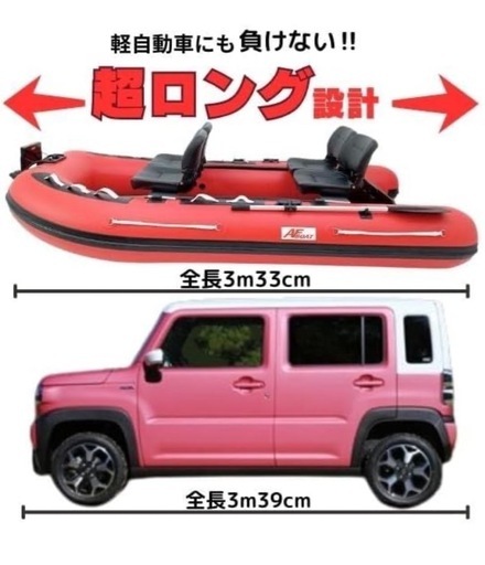 2馬力ゴムボート