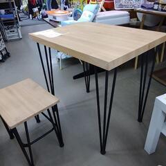 テーブルセット　椅子2脚　82177の画像