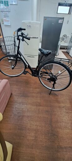 リサイクルショップどりーむ天保山店　No1526　自転車　２７インチ　LEDオートライト・切り替え・カゴ付き