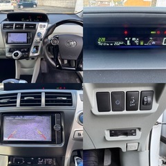 1月末まで掲載！！　車検たっぷり　プリウスα　雹害車　格安！！の画像