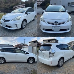 1月末まで掲載！！　車検たっぷり　プリウスα　雹害車　格安！！の画像