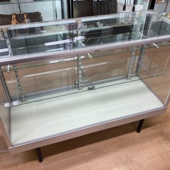 引き取り1/15まで！3段　ガラスショーケース 店舗什器 業務用