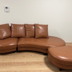 三人掛けソファクッション４個セットの画像