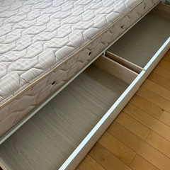 Powder Pocketマットレス、引き出し収納付き。　東京BED の画像