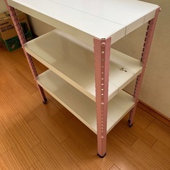 3段スチール棚