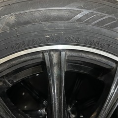 プリウス用スタッドレスタイヤ4本ヨコハマ　アルミホイールの画像
