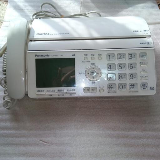 パナソニック　FAXファックス KX-PW521-W fax電話機 おたっくす ジャンク品