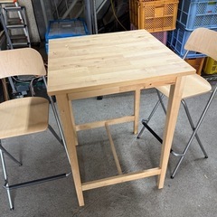 IKEA イケア　テーブル　椅子　ダイニング3点セット