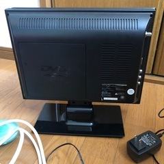 12インチDVD内蔵デジタルハイビジョンLEDテレビの画像