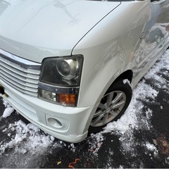 動作保証あり！！　車検　H7.7月まで　MH22S SUZUKI スズキ2WD 軽自動車　ワゴンR  白　中古車　青森県八戸市からの画像