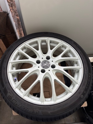 205/45R17  ホワイトメッシュタイヤセット