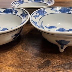 6脚セット足付き小皿の画像