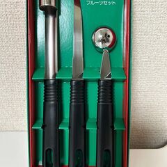 芯取り・グレープフルーツナイフ・くりぬき器　セット 【j221】の画像
