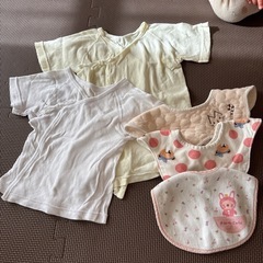 【お譲りします】短肌着、スタイセット