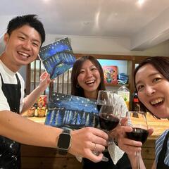 【ゴッホ/ローヌ川の星月夜（限定10名）】あなたもほろ酔い画家デビュー？！〜SAKE ART LAB.〜 − 長野県