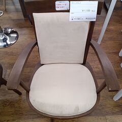 ★ジモティ割あり★  ダイニングチェア ベージュ×ブラウン H×...