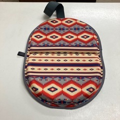 I2501-048 コンパクトクッション キリム柄 中古美品の画像