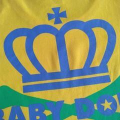 中古　ドクロ７分ロンT　Ｌ　ベビードールBABYDOLLベビドの画像