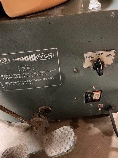 電動ろくろ、ミルポット付き