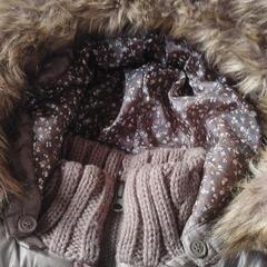 ファー付きフード ジャケット ブラウン・値段交渉可能！の画像