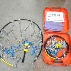 金属タイヤチェーン 雪道楽QII YQ208 175R14・175/80R14・185/70R14・195/65R14など スノーレスキュー 札幌市西岡店の画像
