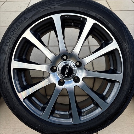 値下げ　
TRD tf4 17インチ7J インセット40　4本