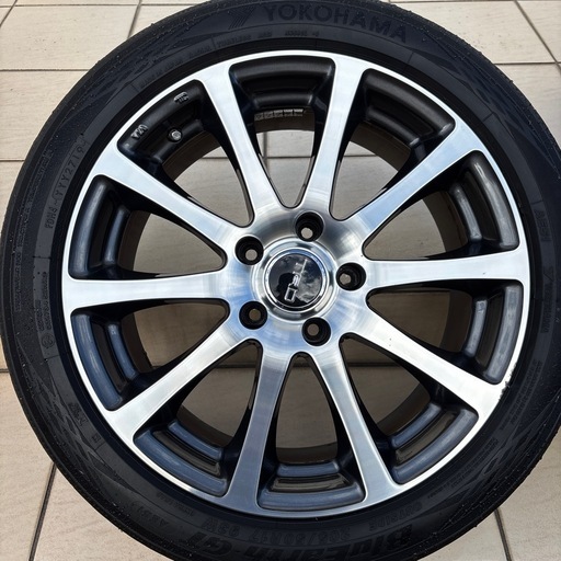 値下げ　
TRD tf4 17インチ7J インセット40　4本