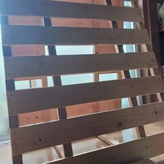 28日受け取り限定！木製すのこシングルベッド