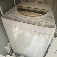 洗濯機　TOSHIBA 6kg