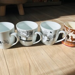 エスニック柄マグカップ4点
