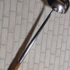 中華お玉　ステンレス　38㌢の画像
