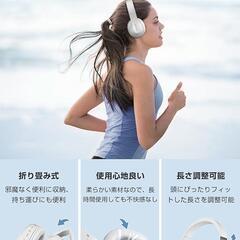 ヘッドホン Bluetooth ワイヤレスヘッドホン Bluetooth5.3の画像