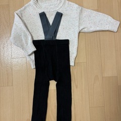 子供服 ベビー服 セーター レギンス まとめ売り セット売りの画像