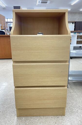 ★ジモティ割あり★  収納棚 ナチュラル H91×D41×W43.8 クリーニング済み TJ10422