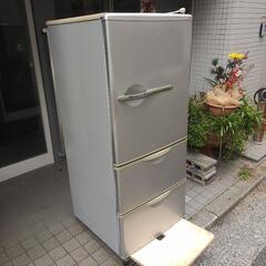 サンヨー SANYO 冷凍冷蔵庫 SR-V265G シルバー 255L 中古 2003年