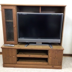 値下げ　飾り棚付きテレビ台の画像