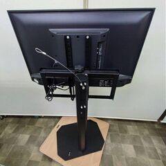 壁寄せテレビスタンド スイング式　(ロータイプ OTG BK)の画像