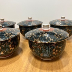 九谷焼　隆山　急須　蓋付き湯呑み　値引きしました。の画像