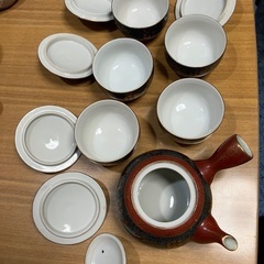 九谷焼　隆山　急須　蓋付き湯呑み　値引きしました。の画像