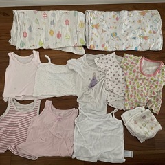 子供　バスタオル　肌着　ガーゼ