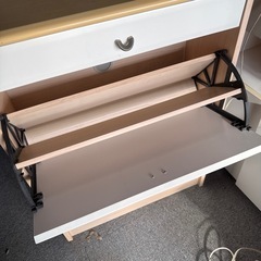 中古　シューズラック 引出しの画像