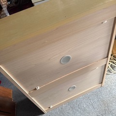 中古　シューズラック 引出しの画像