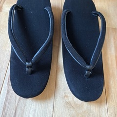 和装小物　草履　 黒　ブラックの画像