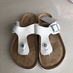 最終お値下げ😊 メンズ☆白色サンダル(新品未使用✨)