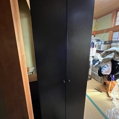 【早急取引】クローゼット　黒タンス　２個セット
の画像