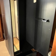 【早急取引】クローゼット　黒タンス　２個セット
の画像