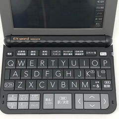 ss7145　カシオ 電子辞書 XD-JTZ6000 EX-word ブラック 取扱説明書付 CASIO エクスワード 黒 生活・教養モデル シニア向け カラー液晶 タッチパネル 電子辞書 中古の画像