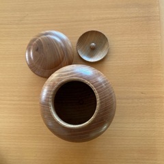 欅の茶筒の画像