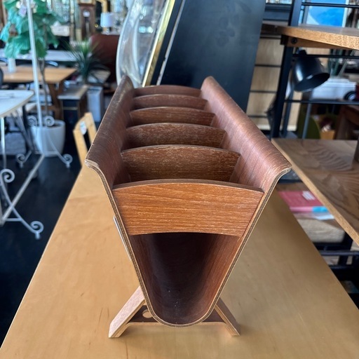 ビンテージ サイトーウッド チーク材 スリッパラック ラック シンプル